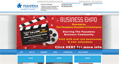 Desktop Screenshot of pasadenachamber.org